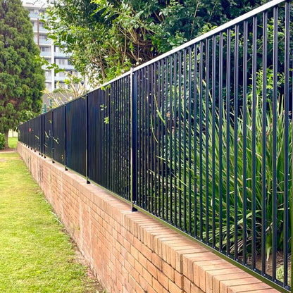 Steel Flat Top Panel - 1200H x 2400W (Satin Black)