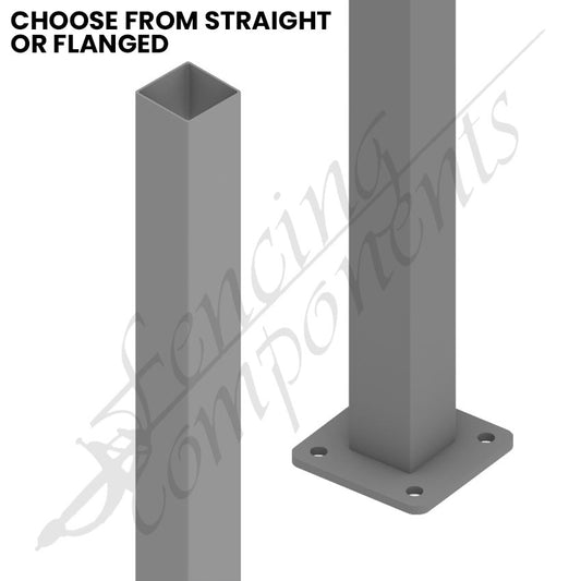 50x50mm Aluminium Post - Grey Ridge/ Woodland Grey/ Slate Grey