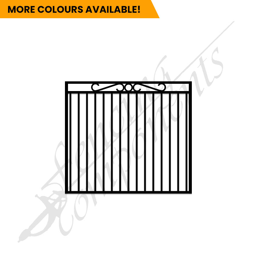 Aluminium Deco Ring & Scroll Gate