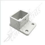 38x25mm Aluminium Fence Bracket (Square Edge)