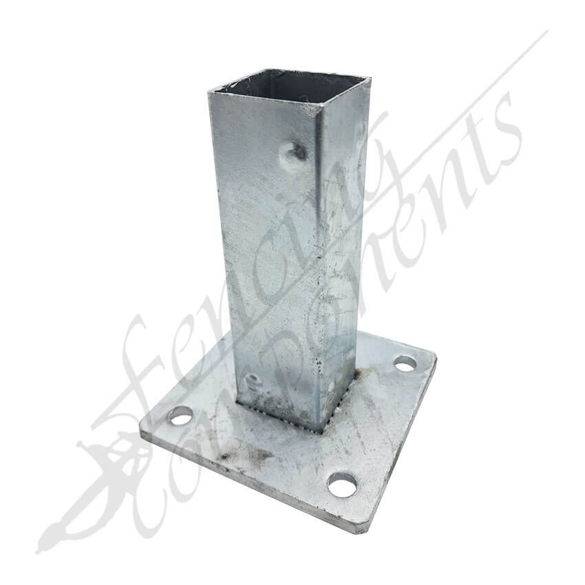 Internal Post Bracket Base 65x65mm HDG