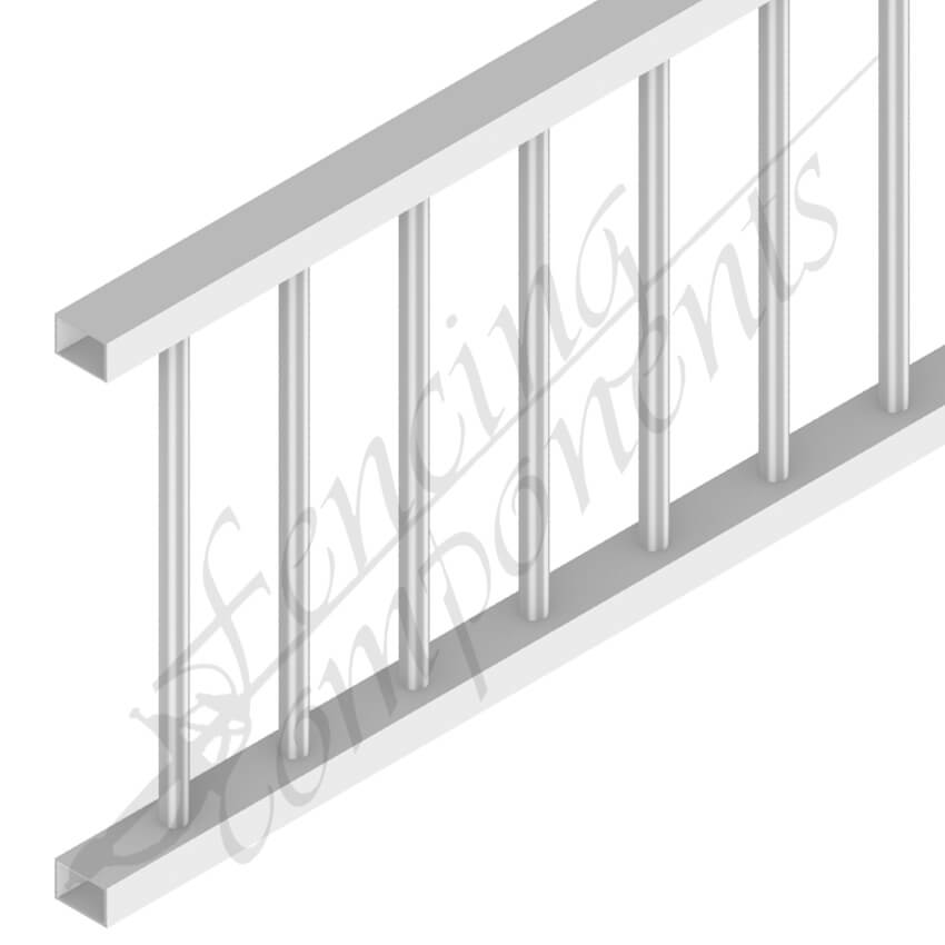 Aluminium Flat Top Floodway Panels 300H (No Colour)