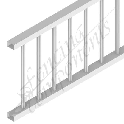 Aluminium Flat Top Floodway Panels 300H (No Colour)