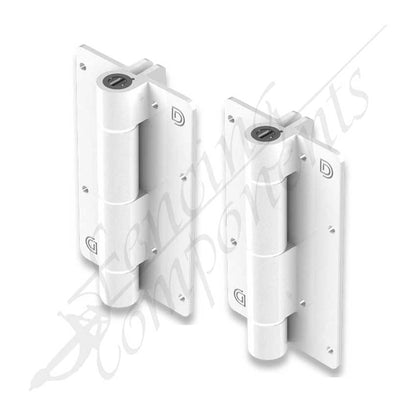 D&D Kwikfit Aluminium Self-Closing Hinge [PAIR]