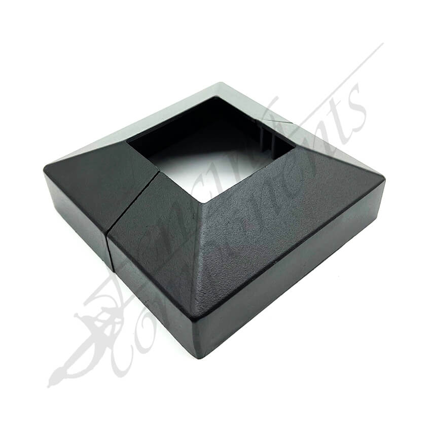 Clearance Item - StairFlex© Post Base Cover 50x50mm Cast Alu (Texture Black)