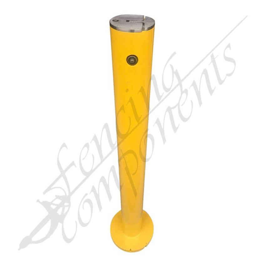 Removable Surface Mount Bollard - Key Lock - 90 Dia x 1000 mm High