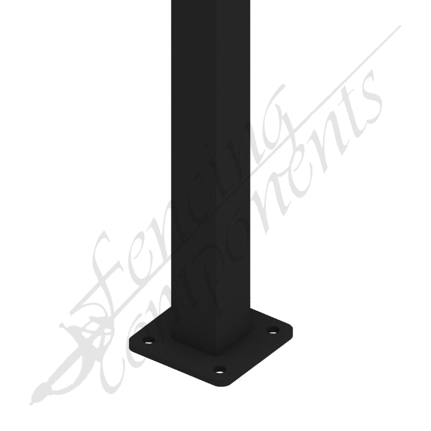 50x50mm Steel Post - Satin Black