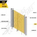 65x16x1.2mm Aluminium Slat 6.5m - Mill