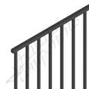 Fencing Components_Steel Railing Panel - Level/Fixed 1790x900H (Texture Black)