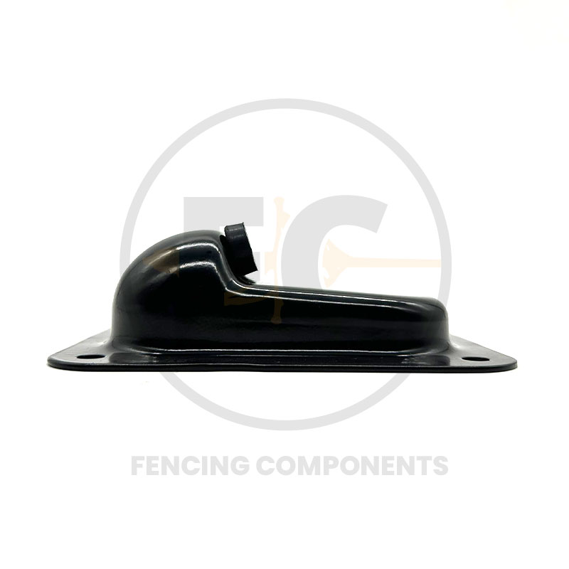 Steel Swing Gate Stopper - Black