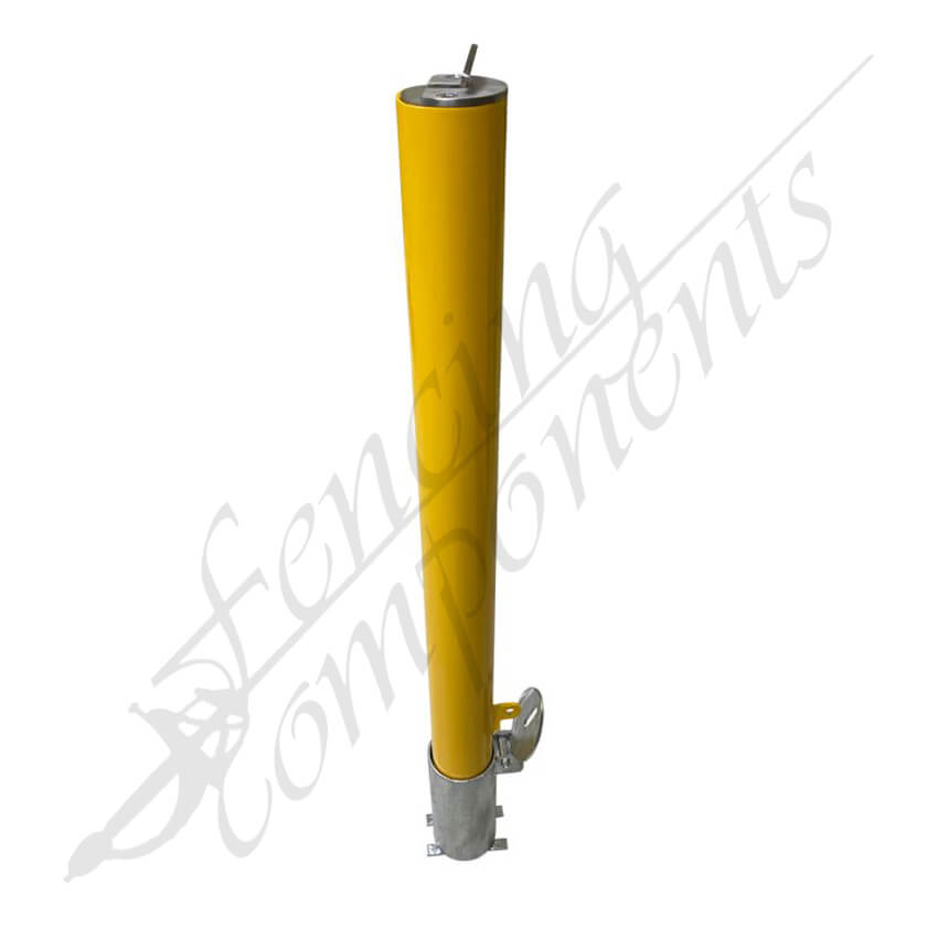 Fencing Components_In-Ground Removable Bollard - 90mm Pad Lock