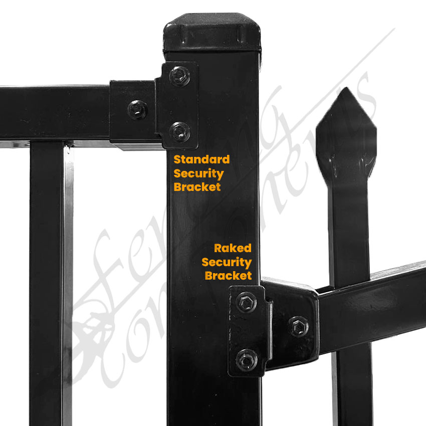 40x40 Security Bracket Hot Dip Gal