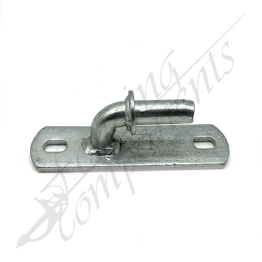 Fencing Components_MEDIUM Gudgeon Plate (Zinc)