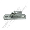 Fencing Components_MEDIUM Gudgeon Plate (Zinc)