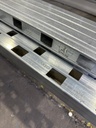 40x40mm Gal Punched Rail - 1.6mm (25x40 - 135mm Centres - 2400mm Laser)(Double Raked)