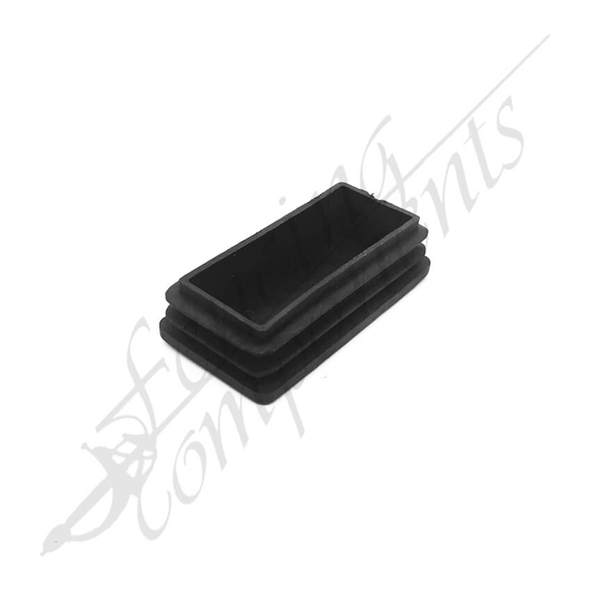 Fencing Components_30x60mm Rectangle Plastic Cap FLAT