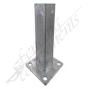 Fencing Components_Post Bracket 50x50x1.6 / 100x100 Baseplate (#8020a)