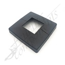 Fencing Components_2 Piece Post Cover 50x50 Hole Plastic (Black)