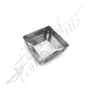 Fencing Components_40x40mm Steel Square Cap Pre-Gal 1.2mm thick