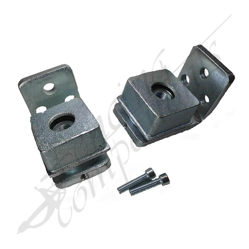 Fencing Components_Ball Bearing Hinge for 65x65 Aluminium Tube Italian Hinge