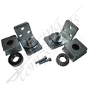 Fencing Components_Ball Bearing Hinge for 65x65 Aluminium Tube Italian Hinge