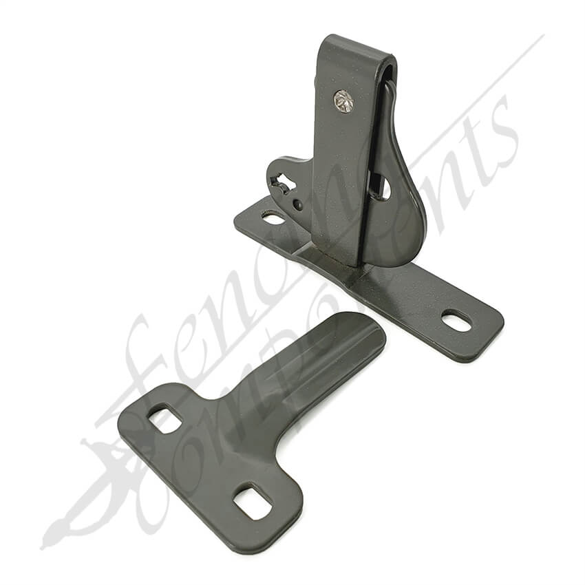 Fencing Components_D-Latch + Striker (Grey Ridge)