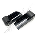 Fencing Components_65 Dia x 67mm Nylon Roller Gate Guide with Ball Bearing and RAIN GUARD [PAIR]