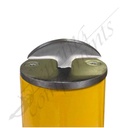 Fencing Components_Removable Surface Mount Bollard - Key Lock - 90 Dia x 1000 mm High