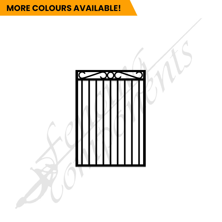 Aluminium Deco Ring & Scroll Gate