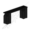 Gate Tunnel / Bridge Accessory (Gap 220mm) Black