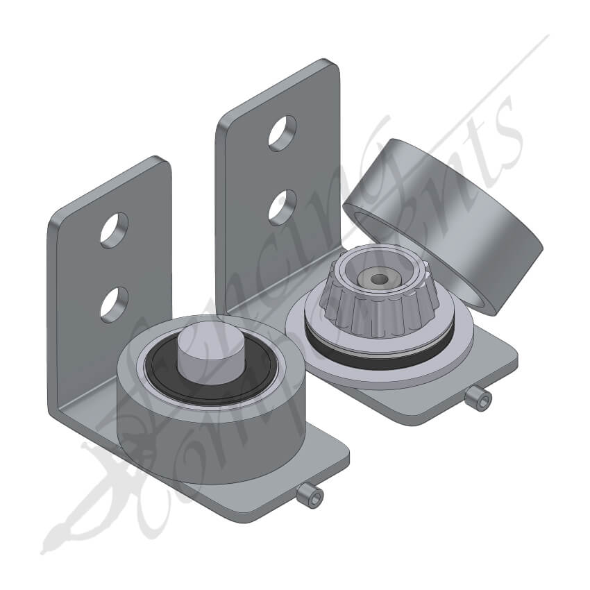 Ball Bearing Swing Gate Punch In Hinges for CHS Round [PAIR]