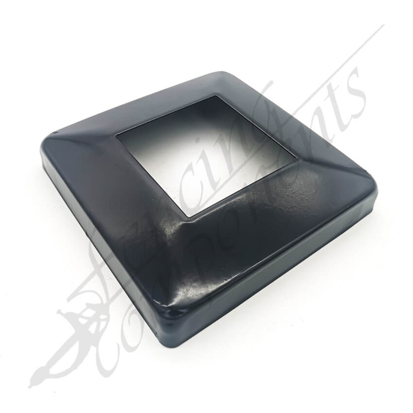 Post Base Cover 75x75mm (Satin Black)