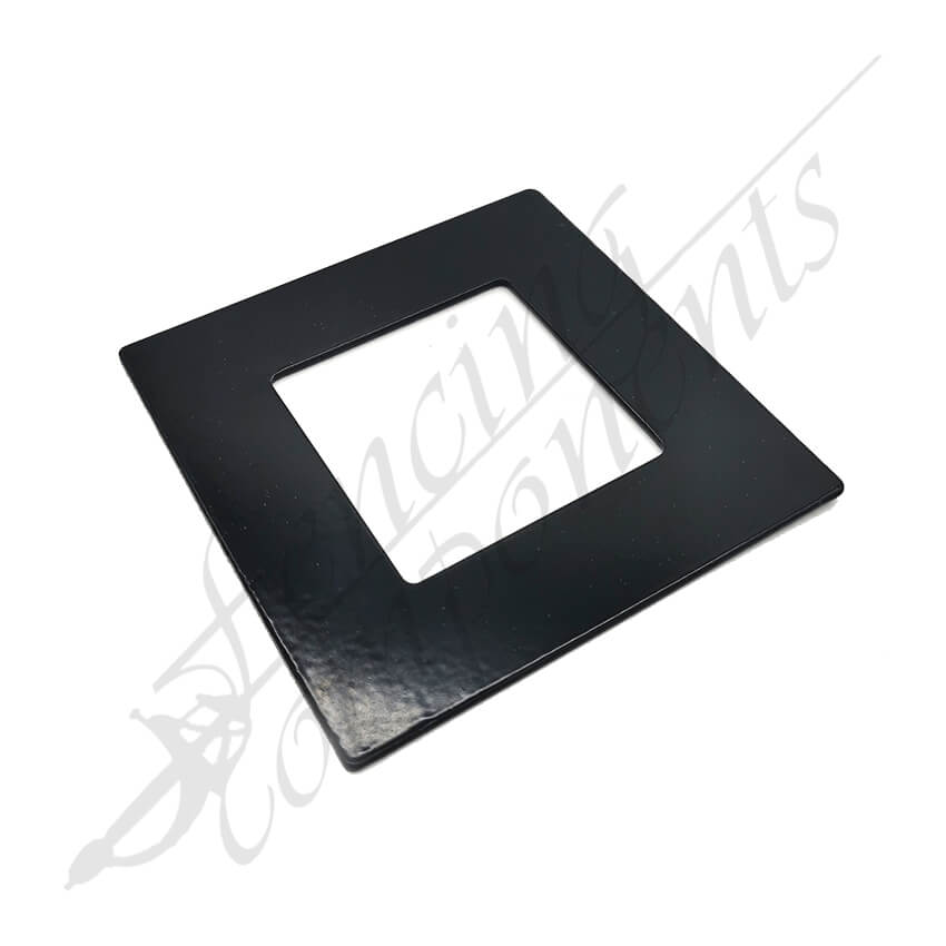 Post Base Cover 50x50mm Flat Aluminium