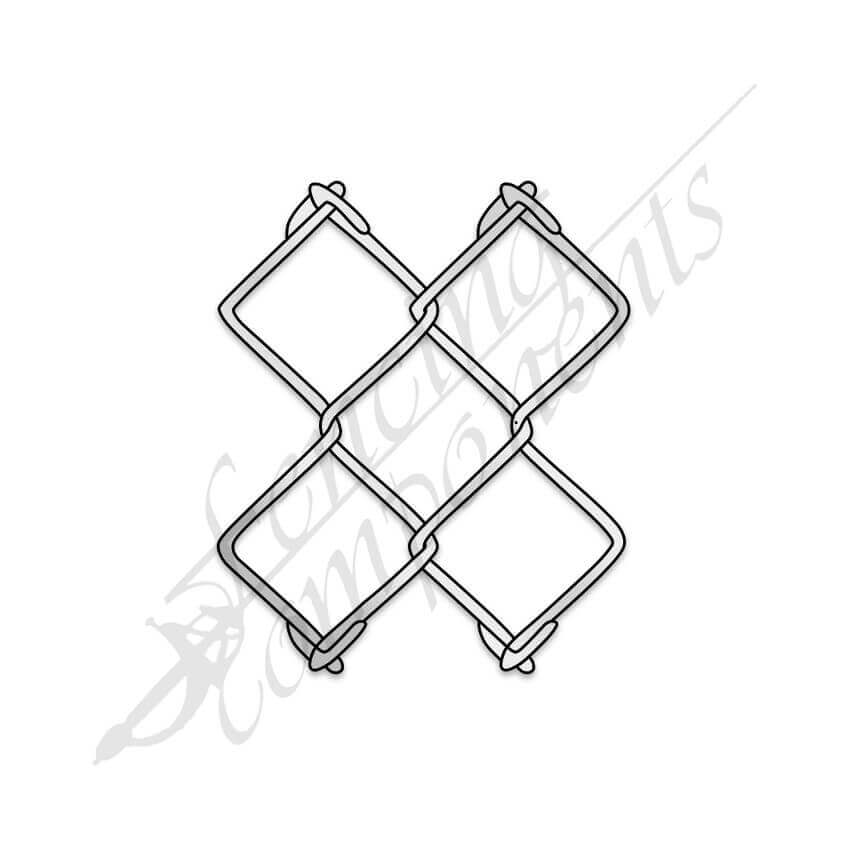 Chainwire Mesh - 50mm Diamond x 2.5mm (Galv)