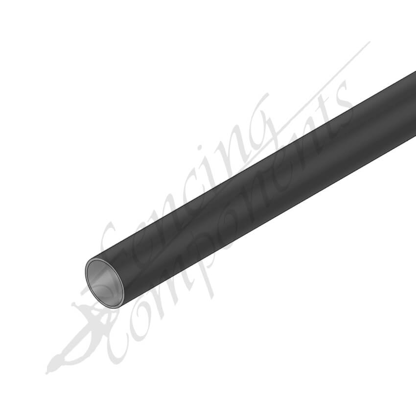 Steel CHS Round Tube Pipe 25NB/33.7mm - PDC Black - 6500mm (2.0mm XLT)