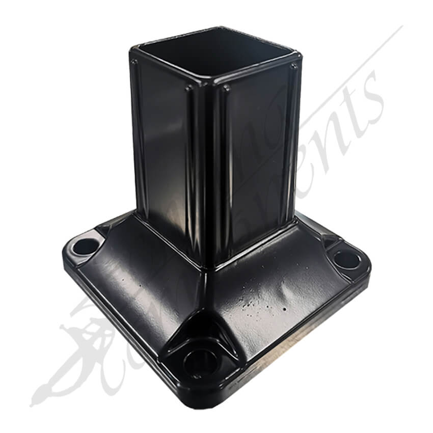 Internal Post Bracket Base 50x50mm Aluminium