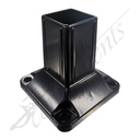 Internal Post Bracket Base 50x50mm Aluminium