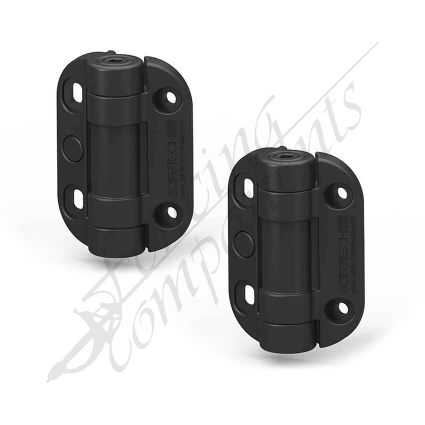 Safetech Adjustable Self Closing Hinges (No Legs) [PAIR]