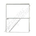 Gate Frame for Timber &amp; Aluminium Slat (w/ Hinges)