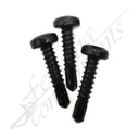 PENTAFORCE 12Gx25mm Tek Blk - Tamper Proof Security Screw (250/Box)