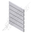 65x16x6500mm Aluminium RHS Slat (1.2mm)