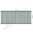 Aluminium Fence Pool Panel CERTIFIED FLAT TOP 3.0W x 1.2H (Ironstone/ Blue Rock/ Iron Grey) 70mm Gap