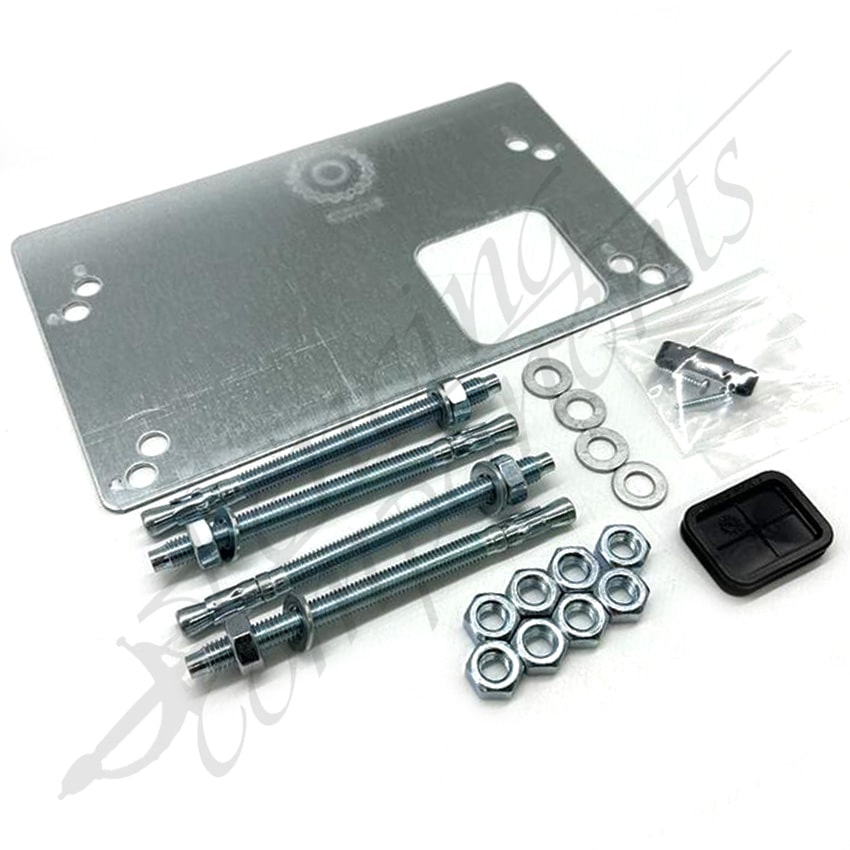 BFT Sliding Gate Motor - Genuine Replacement Anchor Bolt &amp; Plate Set