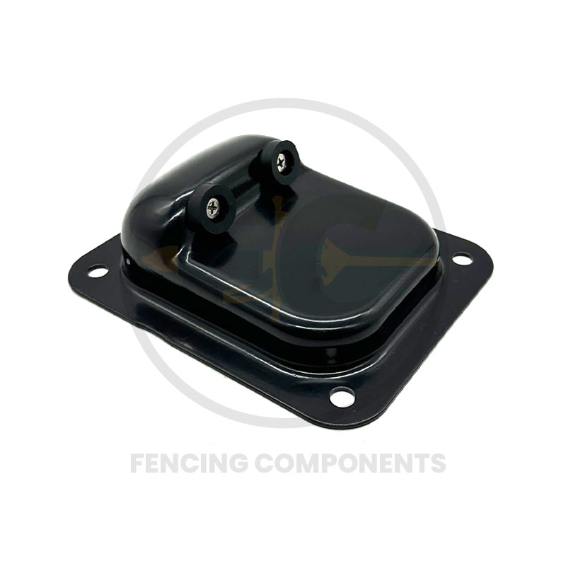 Steel Swing Gate Stopper - Black