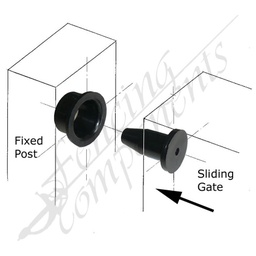 [1018] Sliding Gate Guide-In (2 Part + Screw)