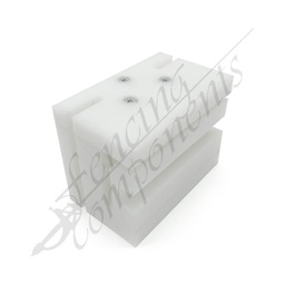 [1024] 60x100mm Sliding Block - White (Cut)