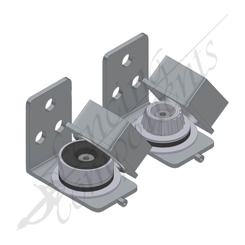 Punch In Ball Bearing Lift-Master Hinges - 65x65 Steel Hub [PAIR]