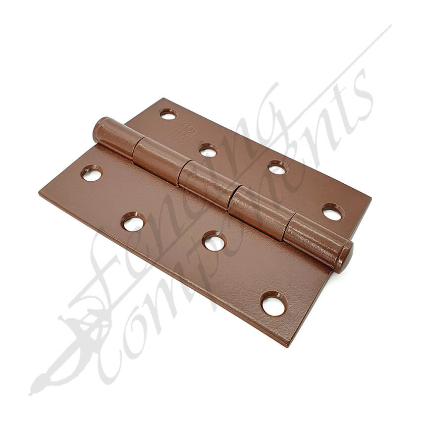 Butt Hinge 100x75x2.5mm (Boundary/ Bowral Brown) [SINGLE]