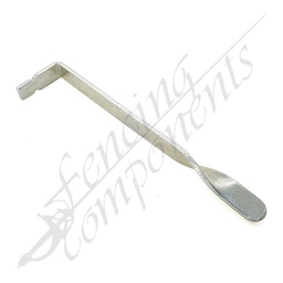 [1072F] D-Latch FLAT Handle (Zinc Plate)