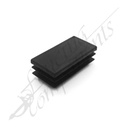 25x50mm Rectangular Plastic Cap FLAT